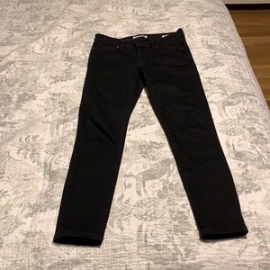 BR Skinny Ankle Jeans, Size 28, Black